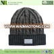 2017 new design high quality rolled cuff beanie