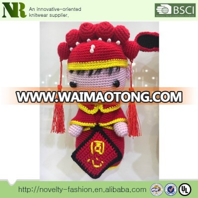 2017 new design Knit Toy Crocheted Doll knitting patterns toys doll