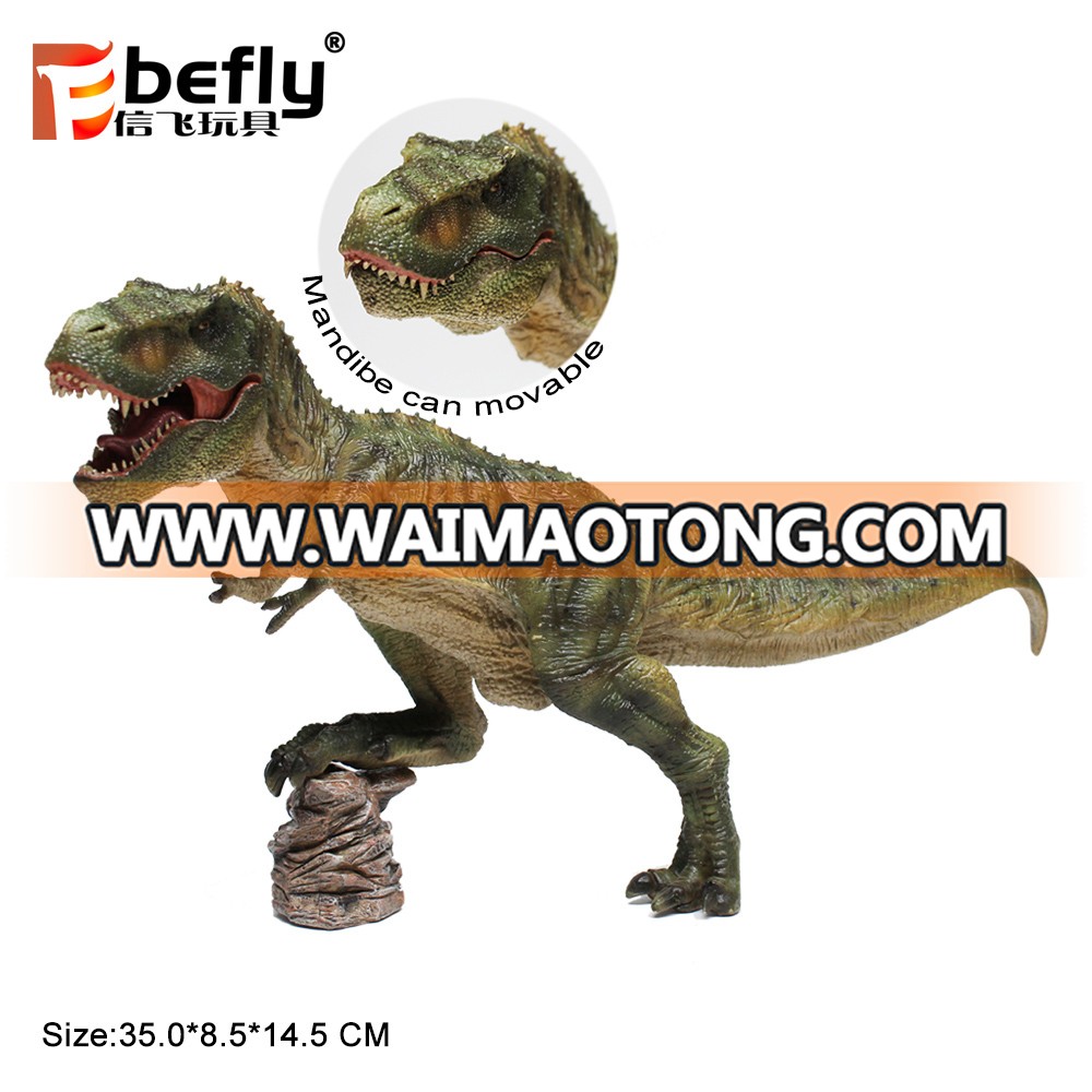 2017 new realistic t-rex plastic dinosaur toys